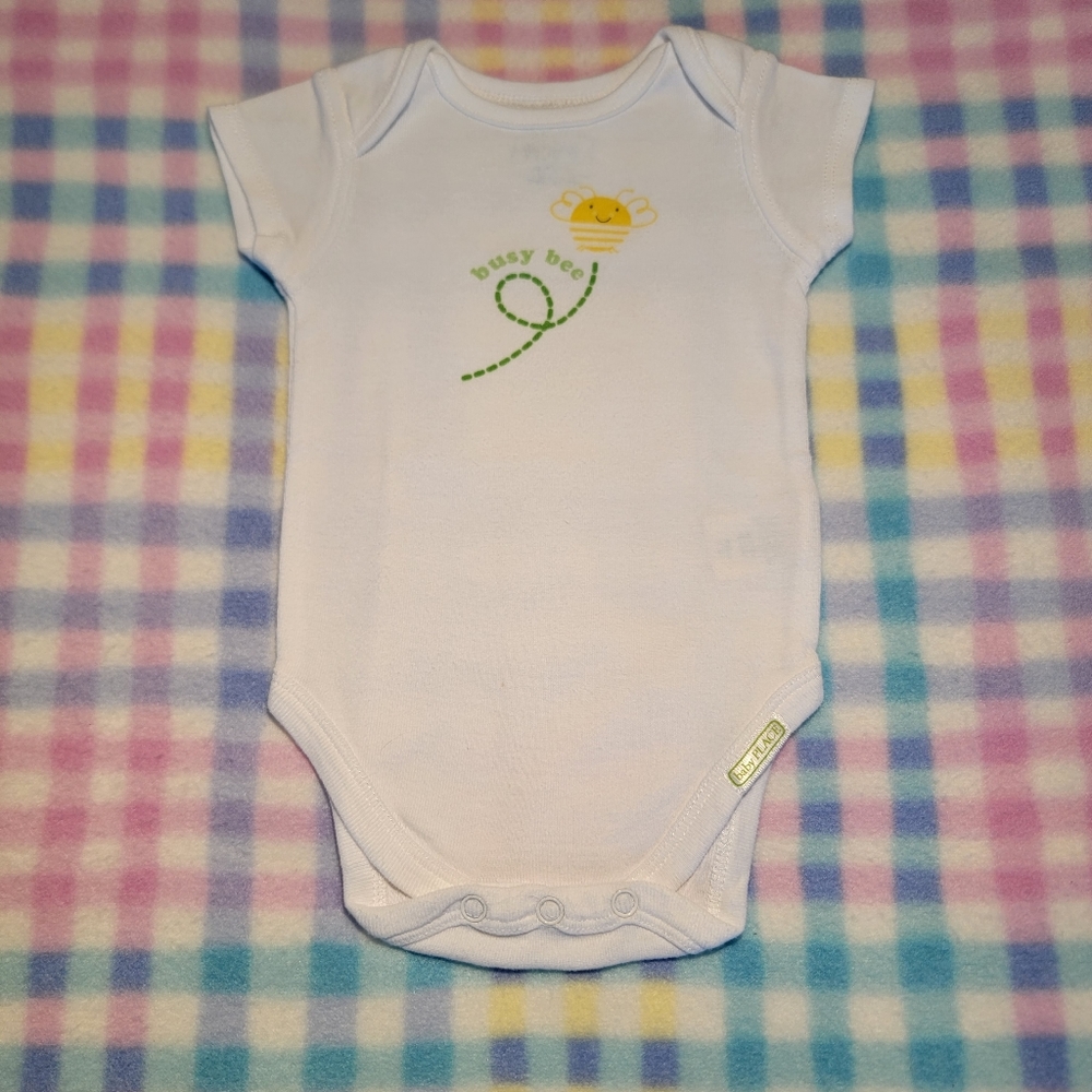 THE CHILDREN'S PLACE 🌞 NWOT Adorable Sunshine "BUSY BEE" Bodysuit Onesie NB